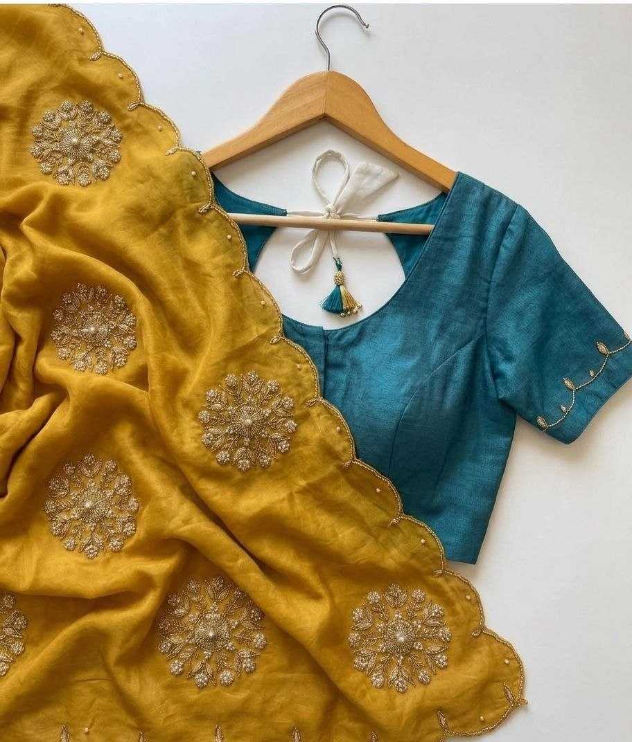 Satin Designer Saree