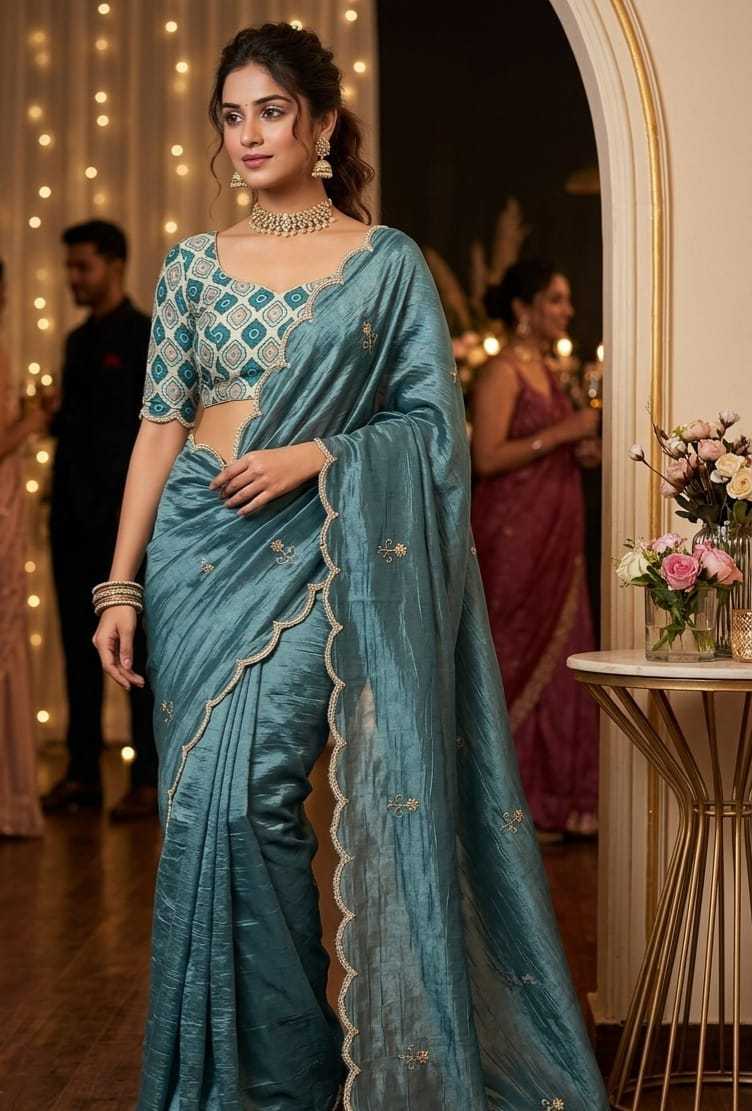 Crush Silk Handloom Saree