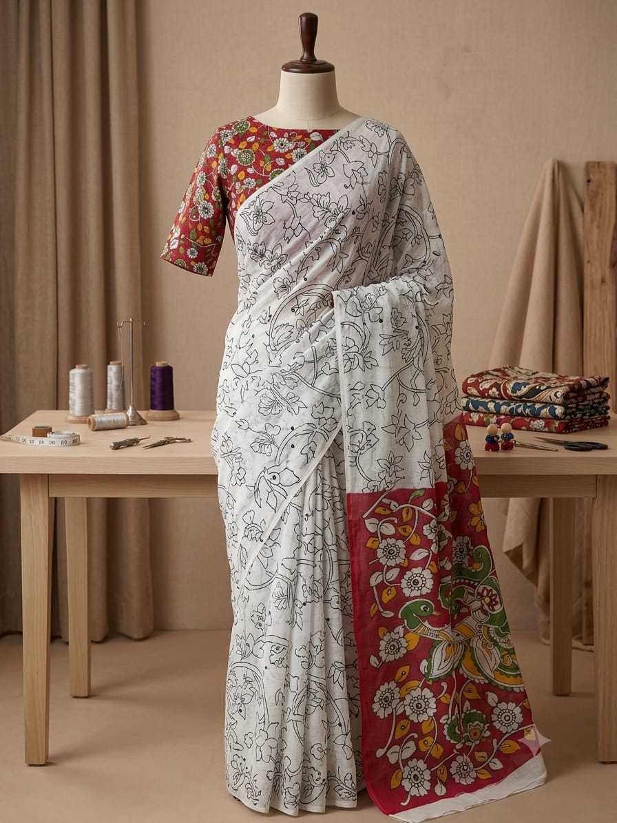 Linen Designer Saree