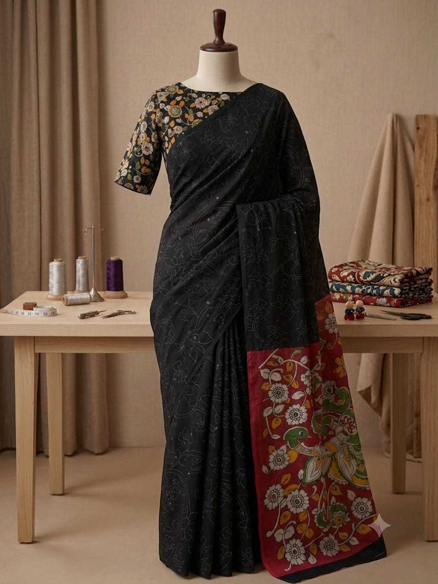 Linen Designer Saree
