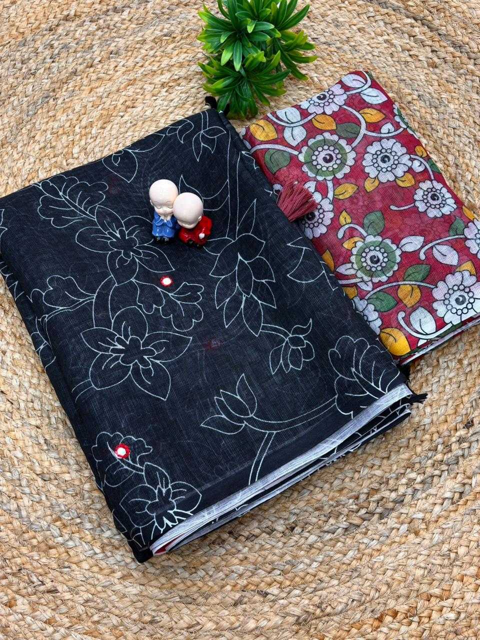 Linen Designer Saree