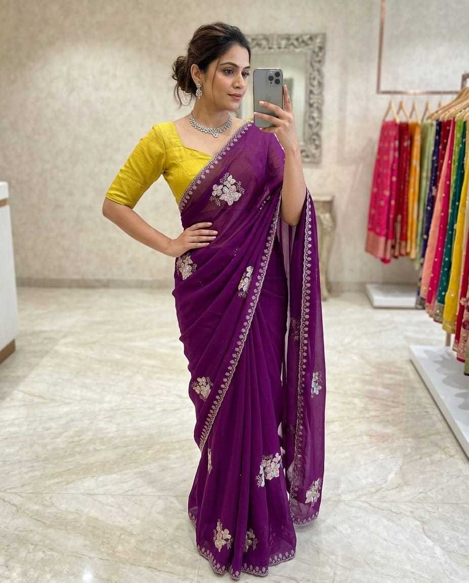 Chiffon Designer Saree