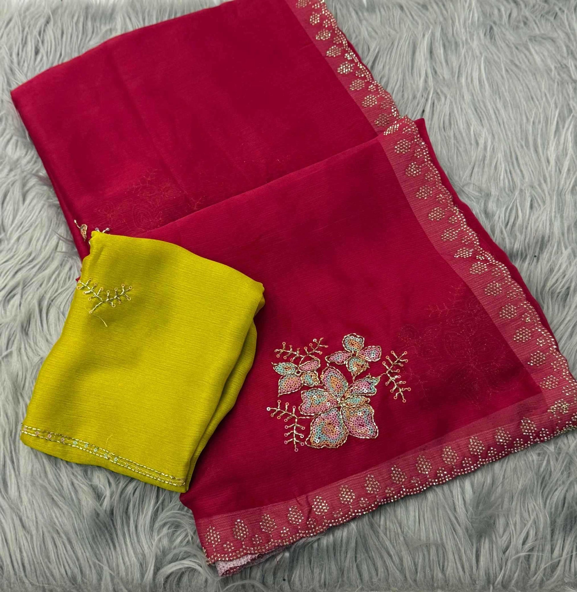 Chiffon Designer Saree