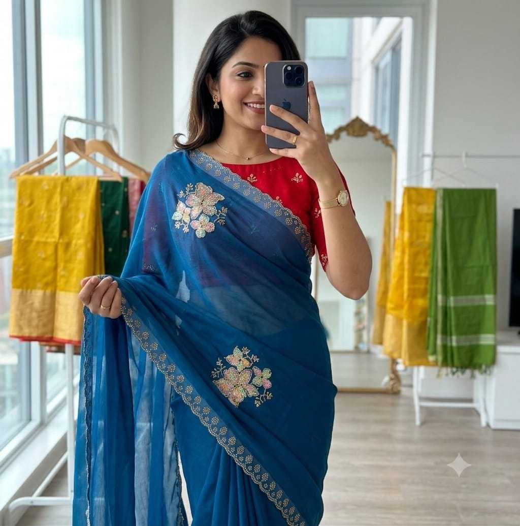 Chiffon Designer Saree