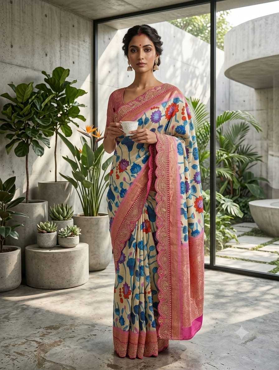 Dola Silk Printed Saree