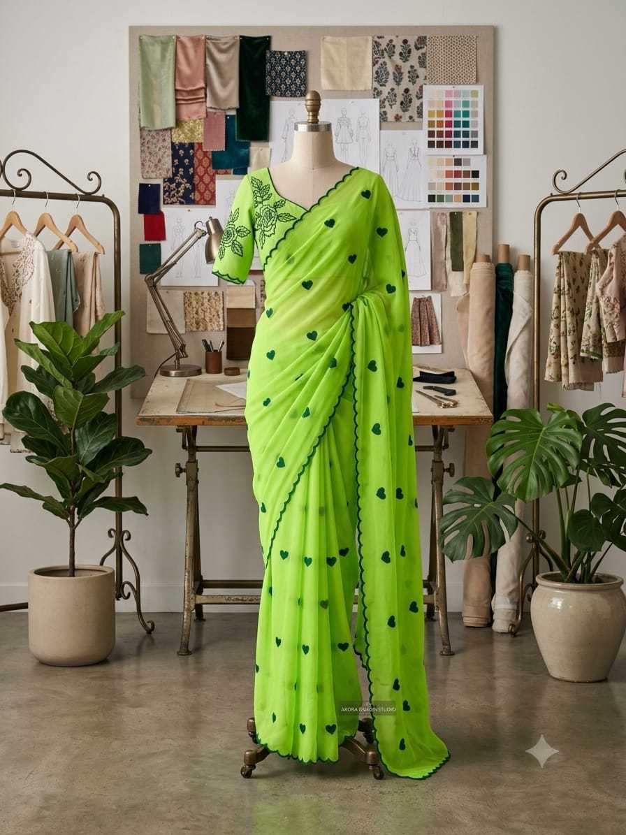 Georgette Designer Saree