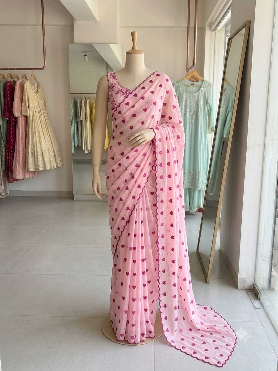 Georgette Designer Saree