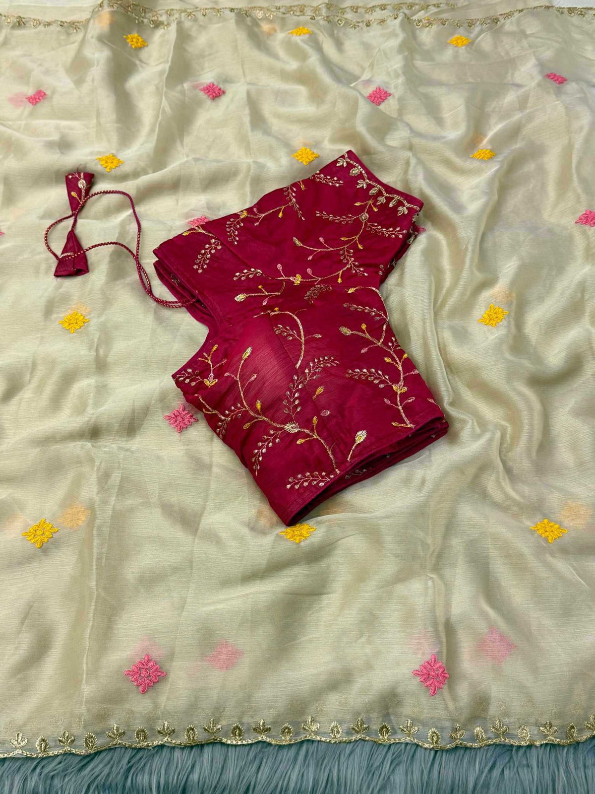 Chiffon Designer Saree