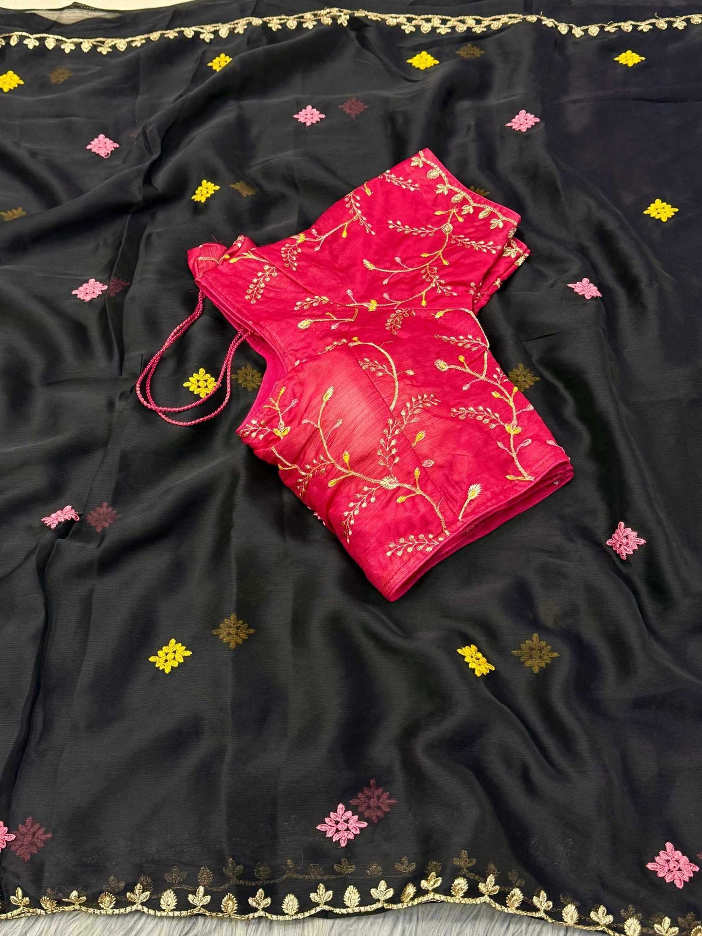 Chiffon Designer Saree