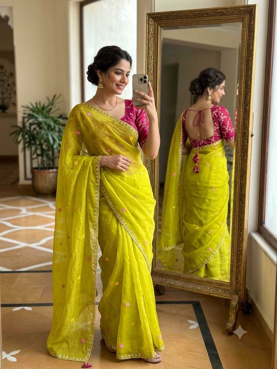 Chiffon Designer Saree