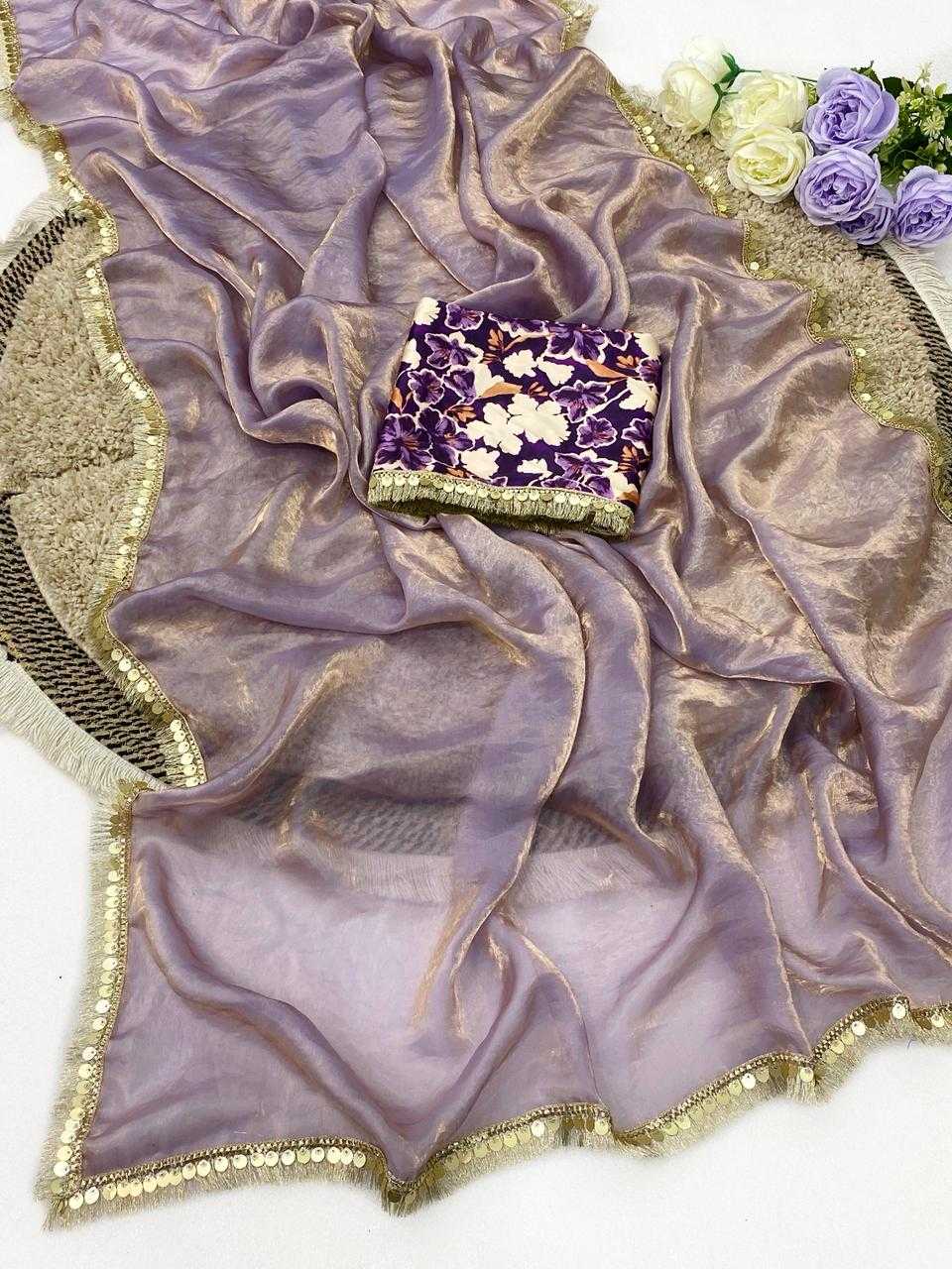 Satin Designer Saree