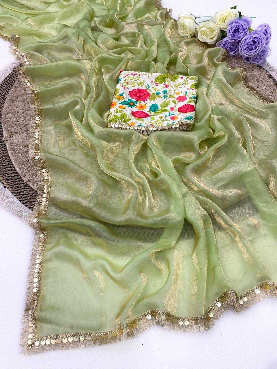 Satin Designer Saree