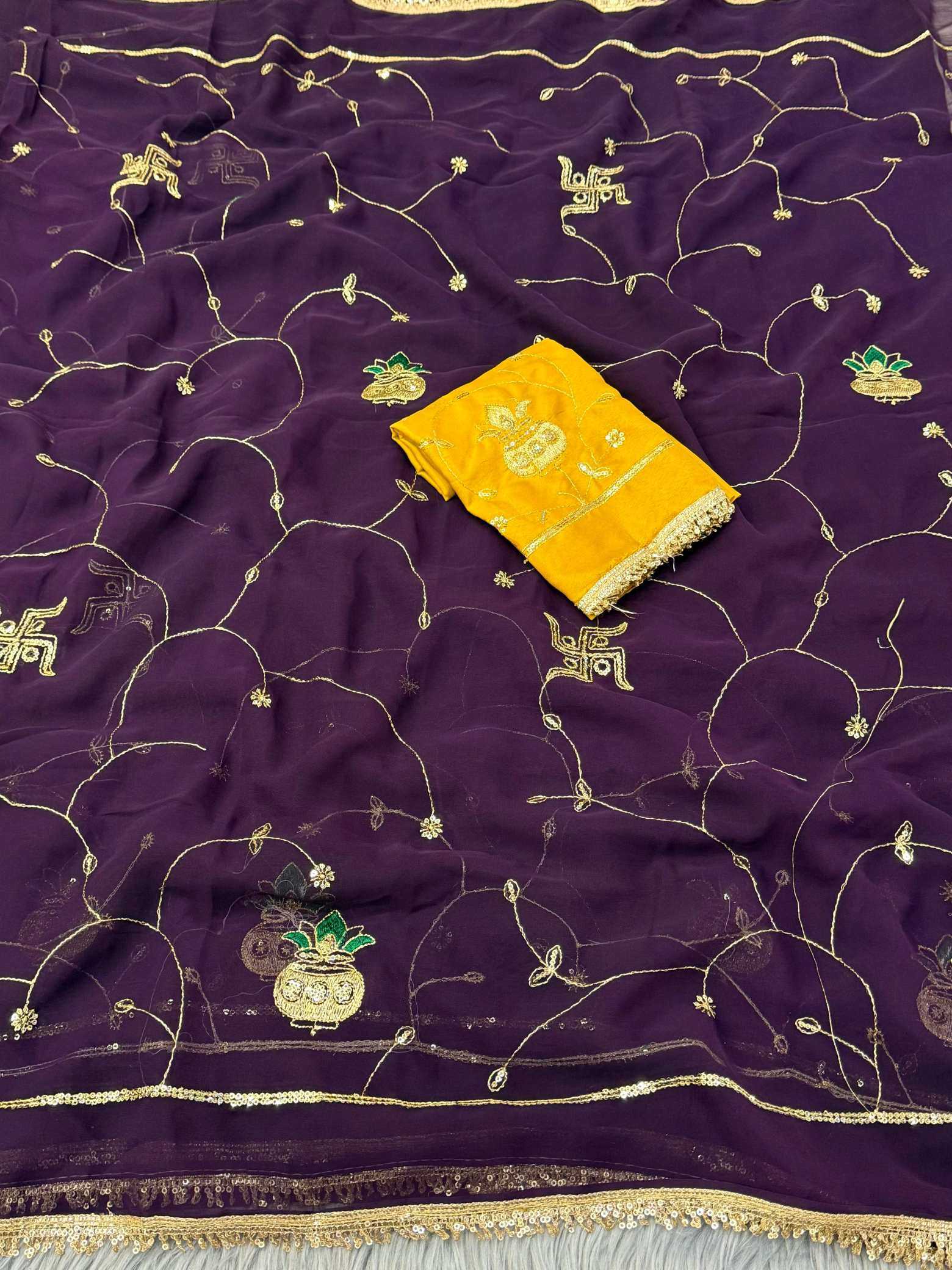 Georgette Party Wear Saree