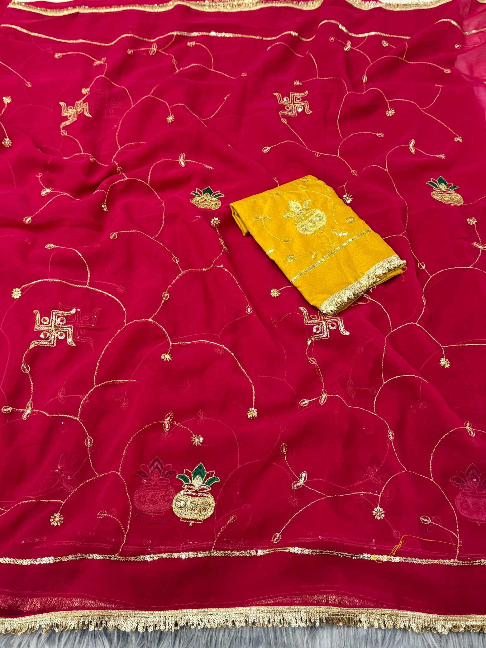 Georgette Party Wear Saree