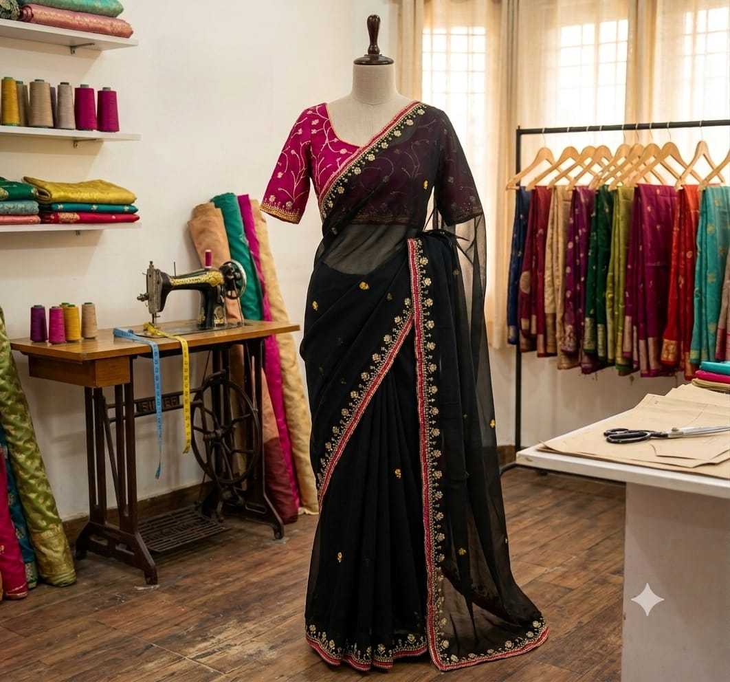 Chiffon Designer Saree