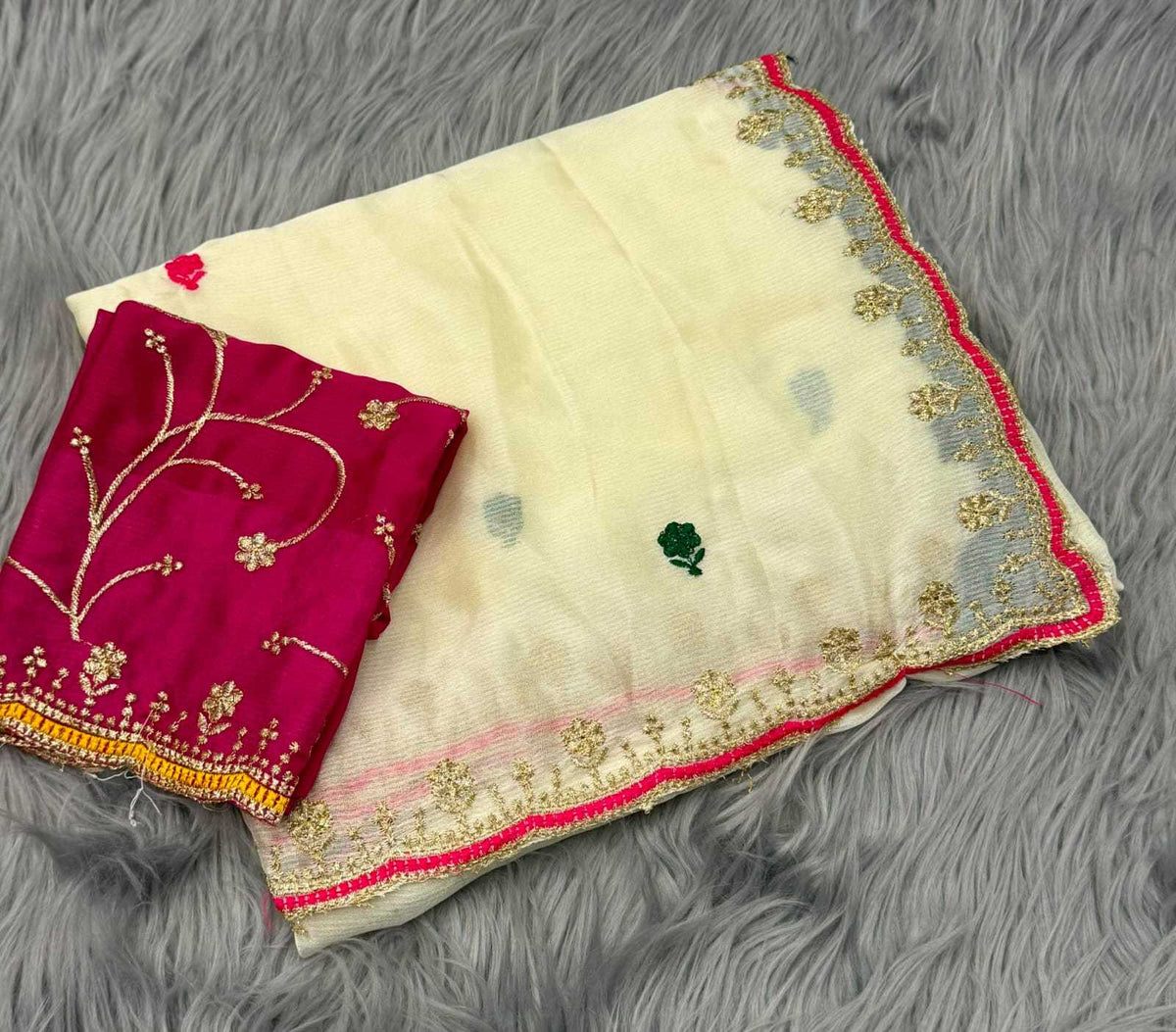 Chiffon Designer Saree