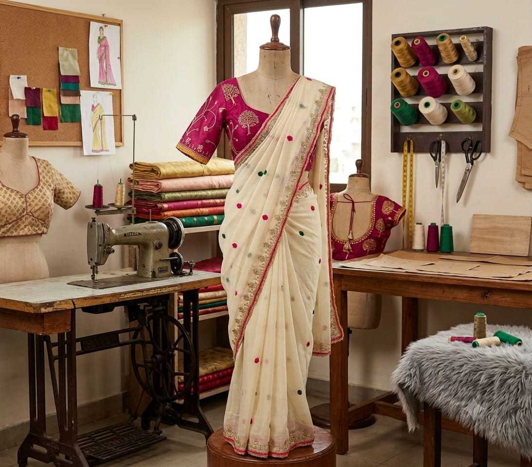 Chiffon Designer Saree
