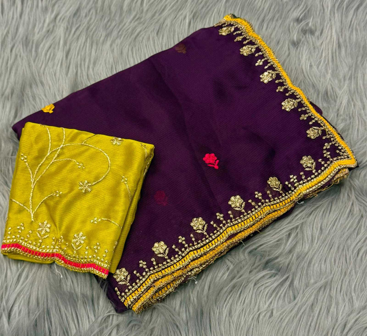 Chiffon Designer Saree