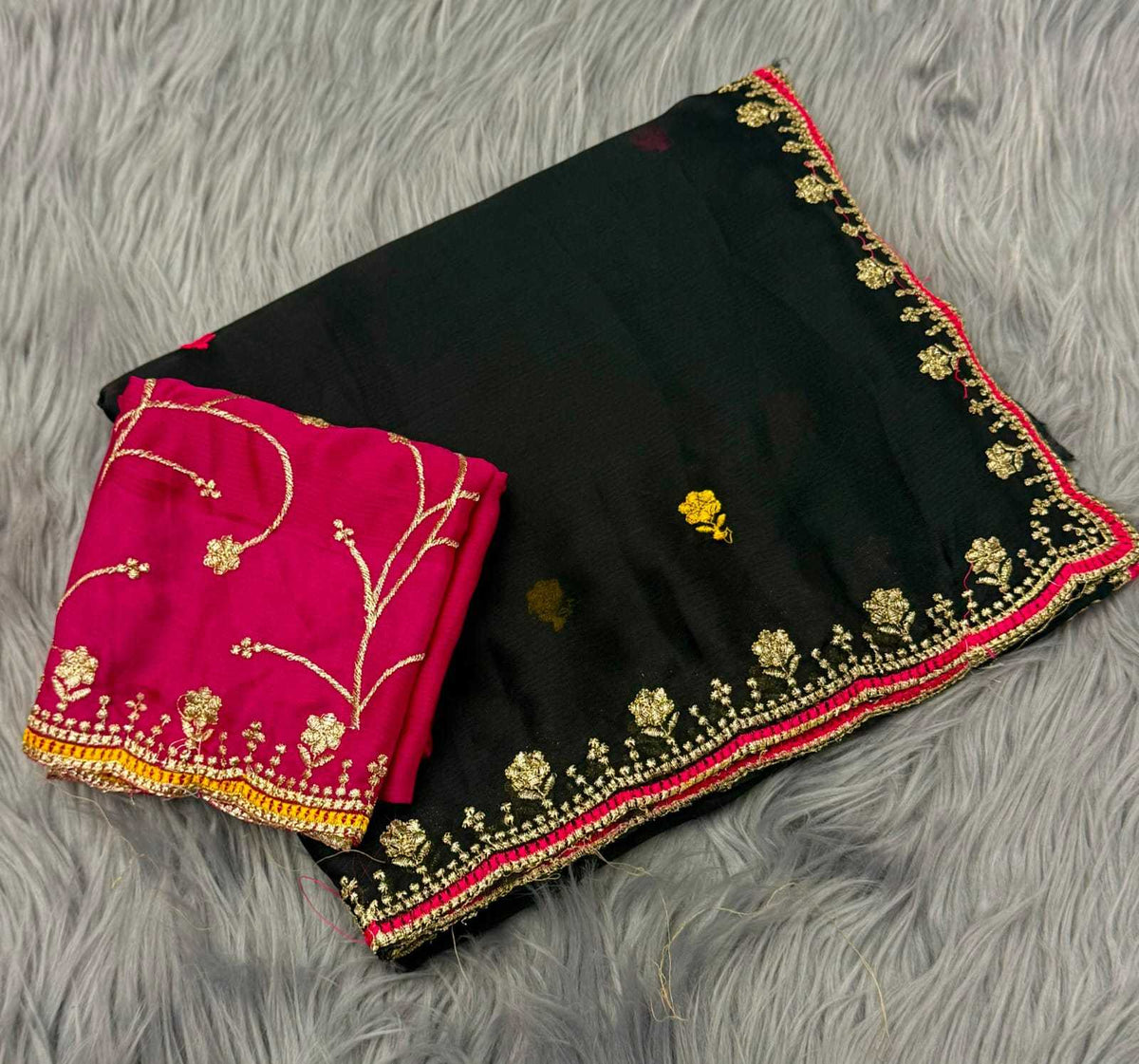 Chiffon Designer Saree