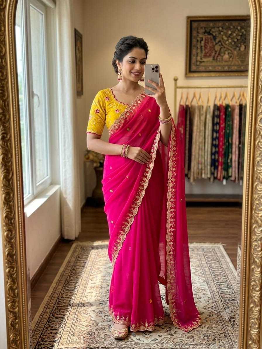 Georgette Party Wear Saree