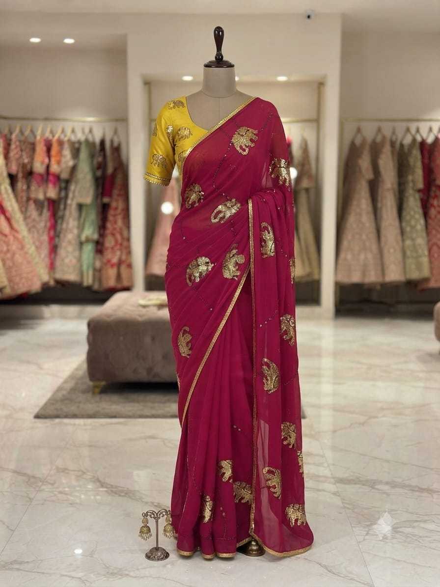 Chiffon Designer Saree