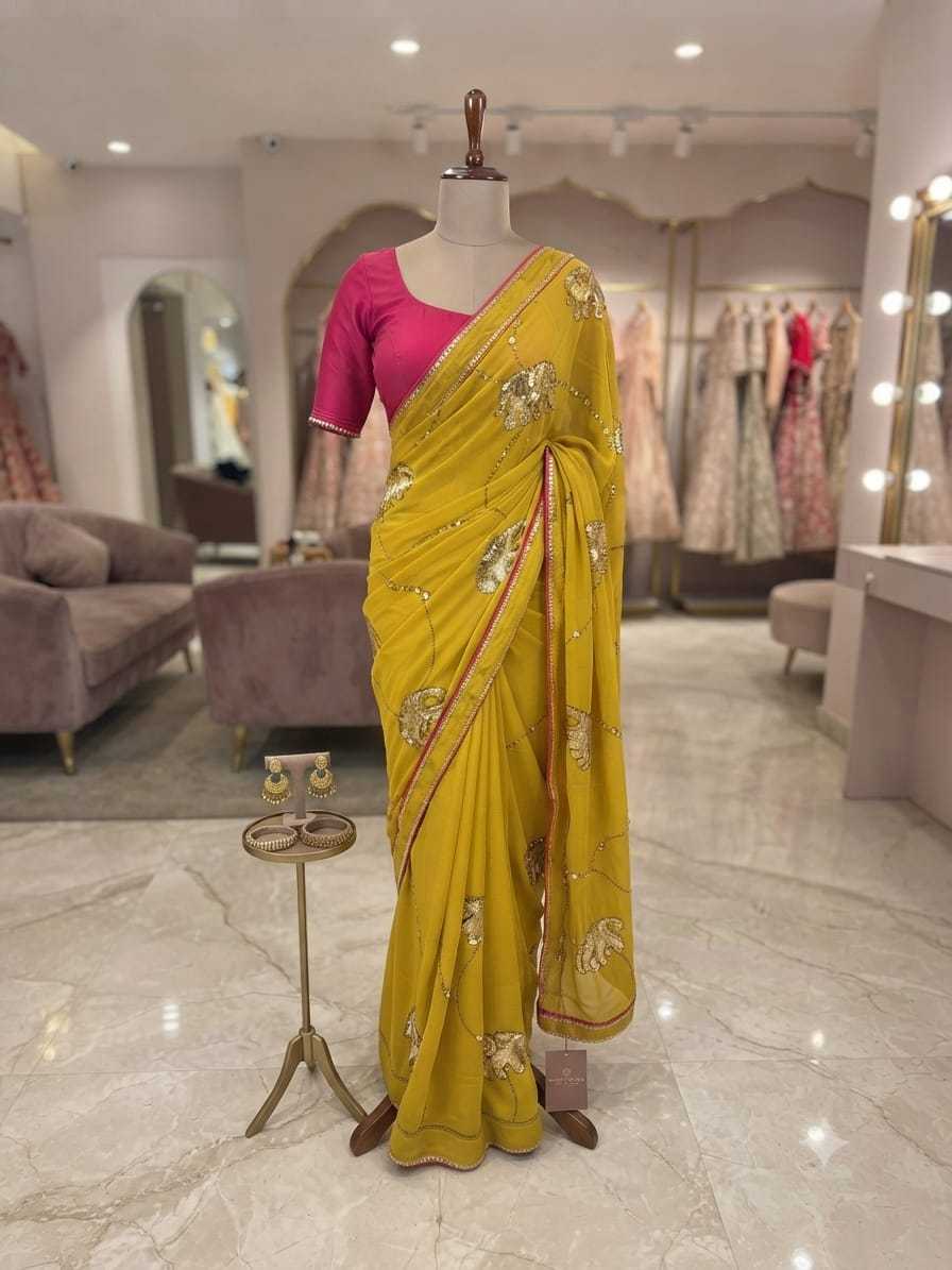Chiffon Designer Saree