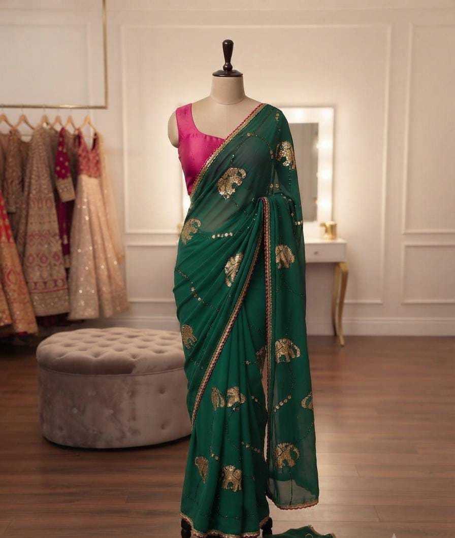 Chiffon Designer Saree