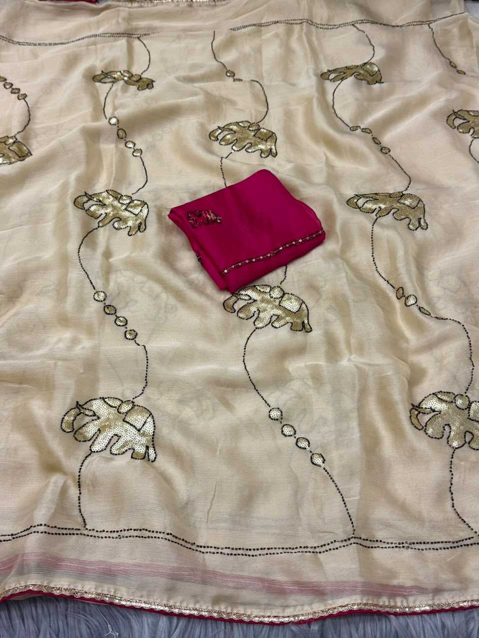 Chiffon Designer Saree