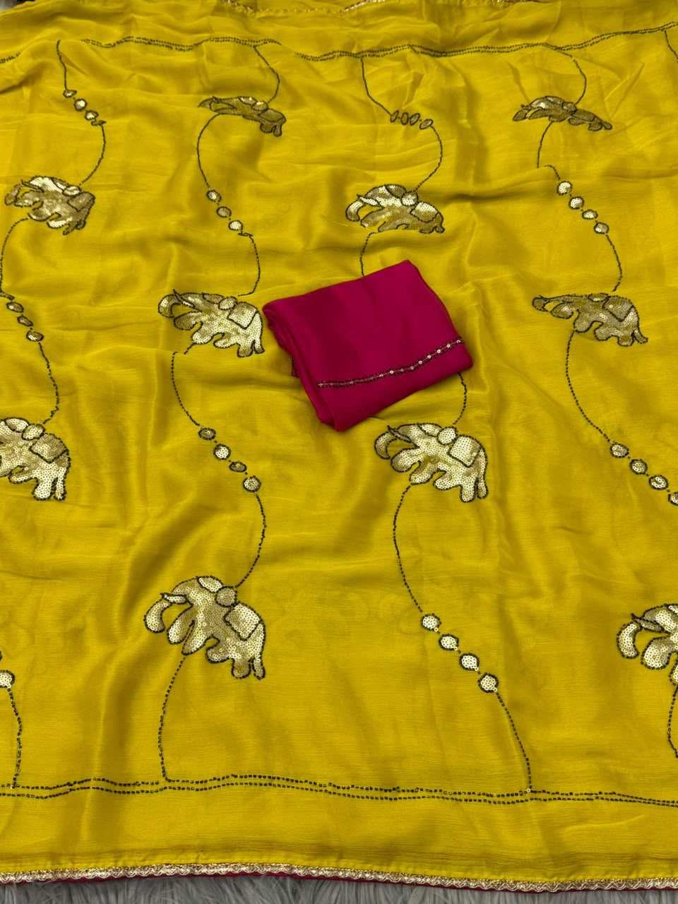 Chiffon Designer Saree