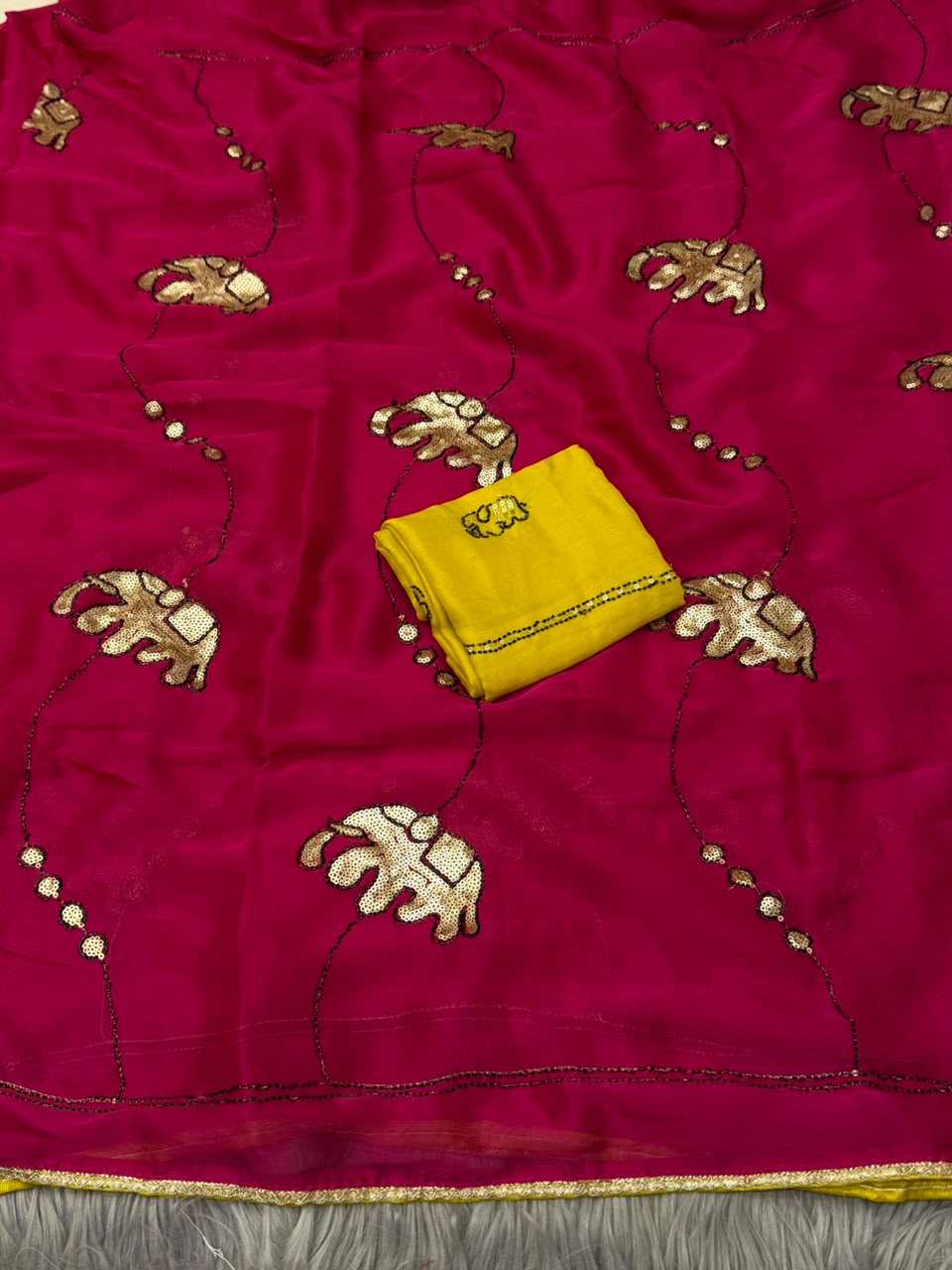 Chiffon Designer Saree
