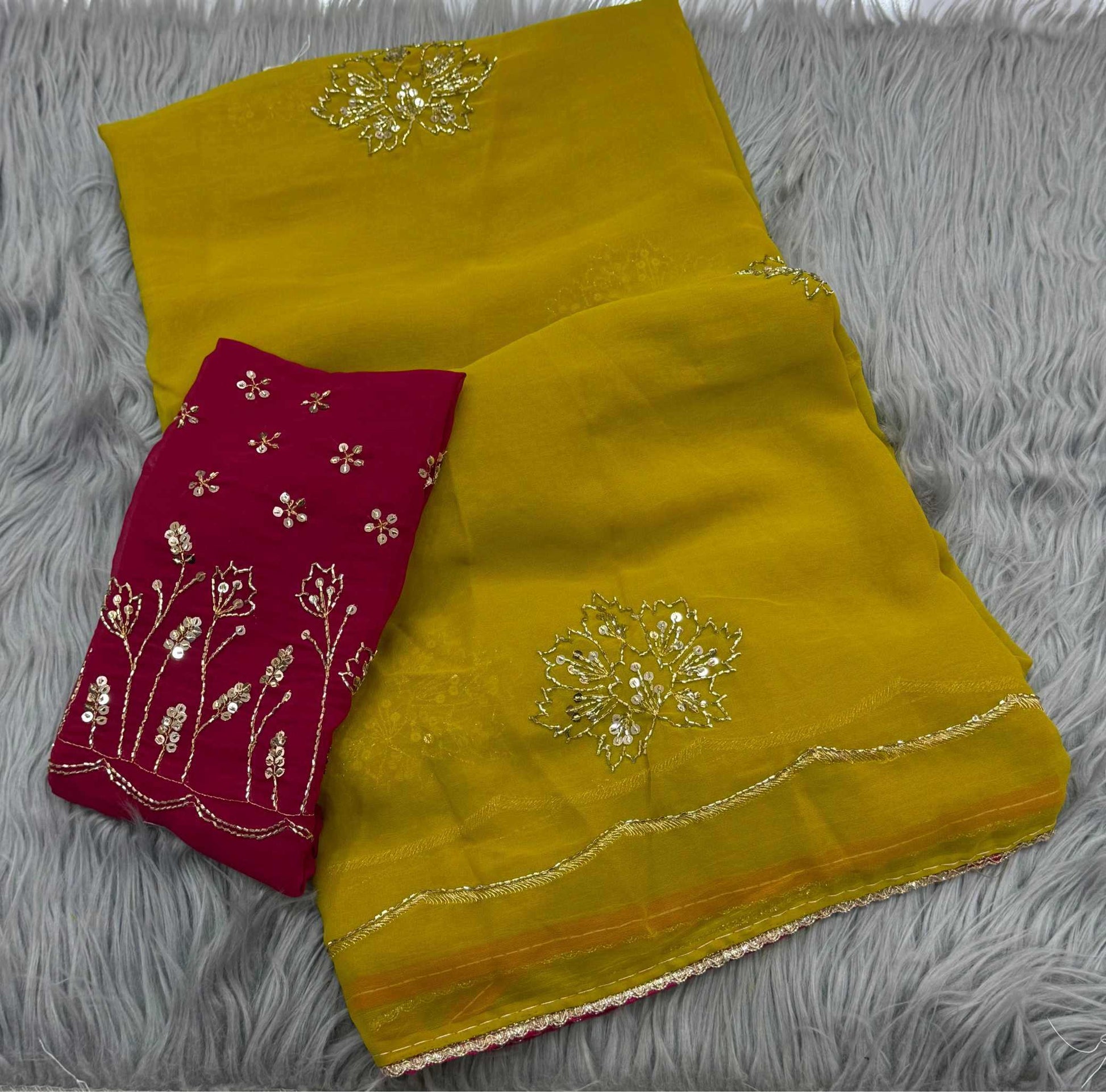 Georgette Designer Saree