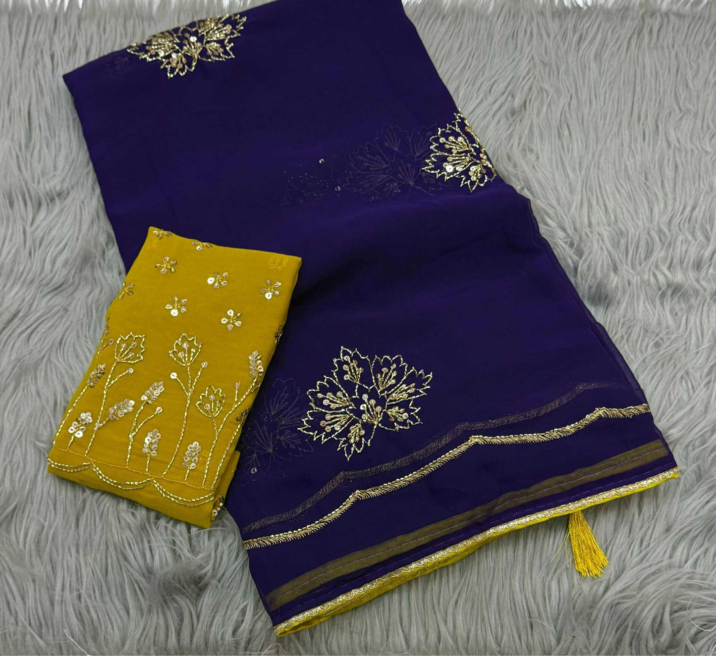 Georgette Designer Saree