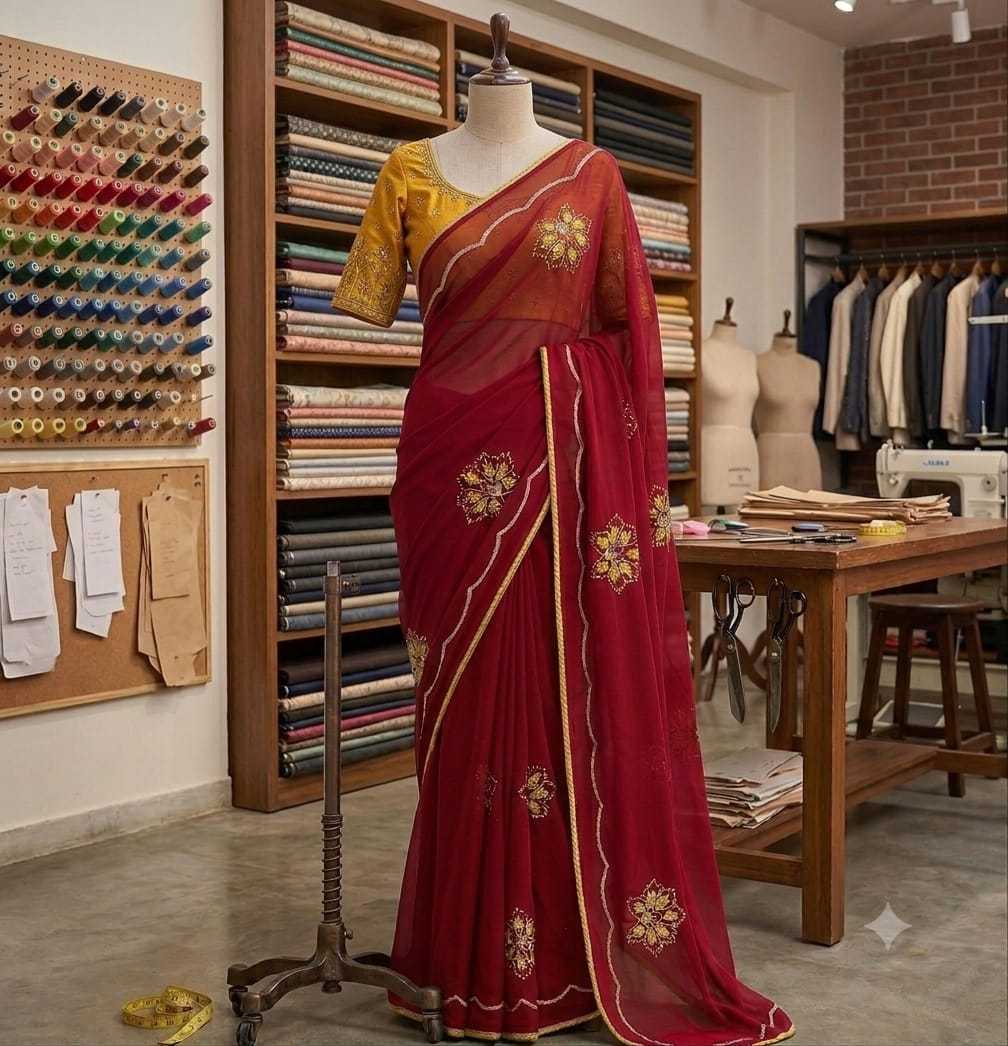 Georgette Designer Saree
