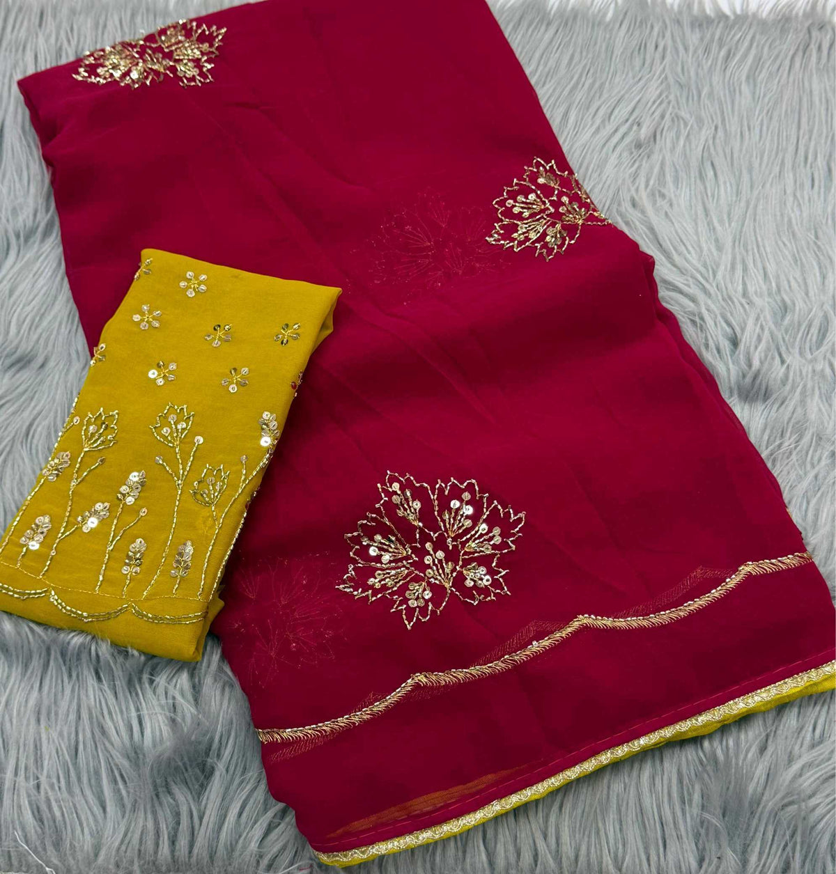 Georgette Designer Saree