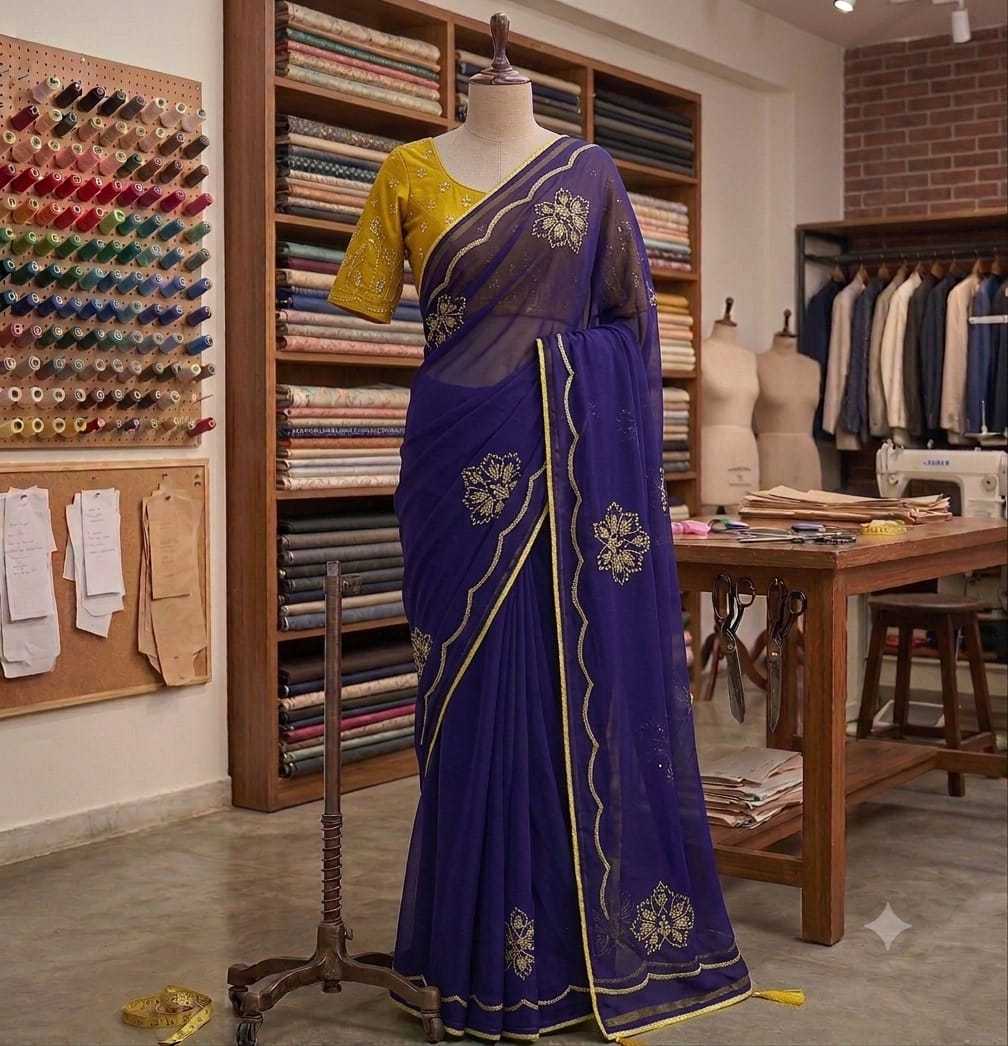 Georgette Designer Saree