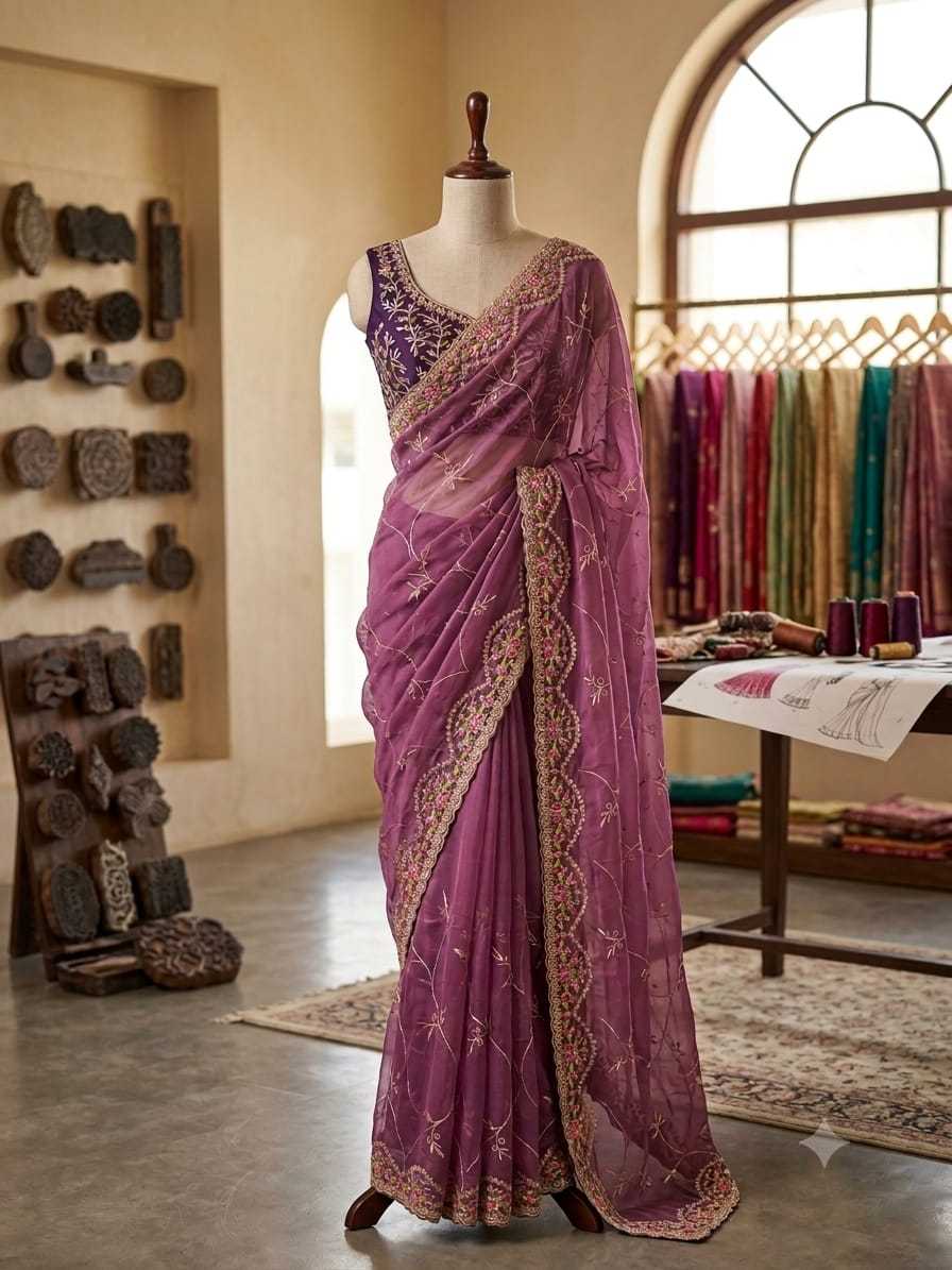 Georgette Party Wear Saree