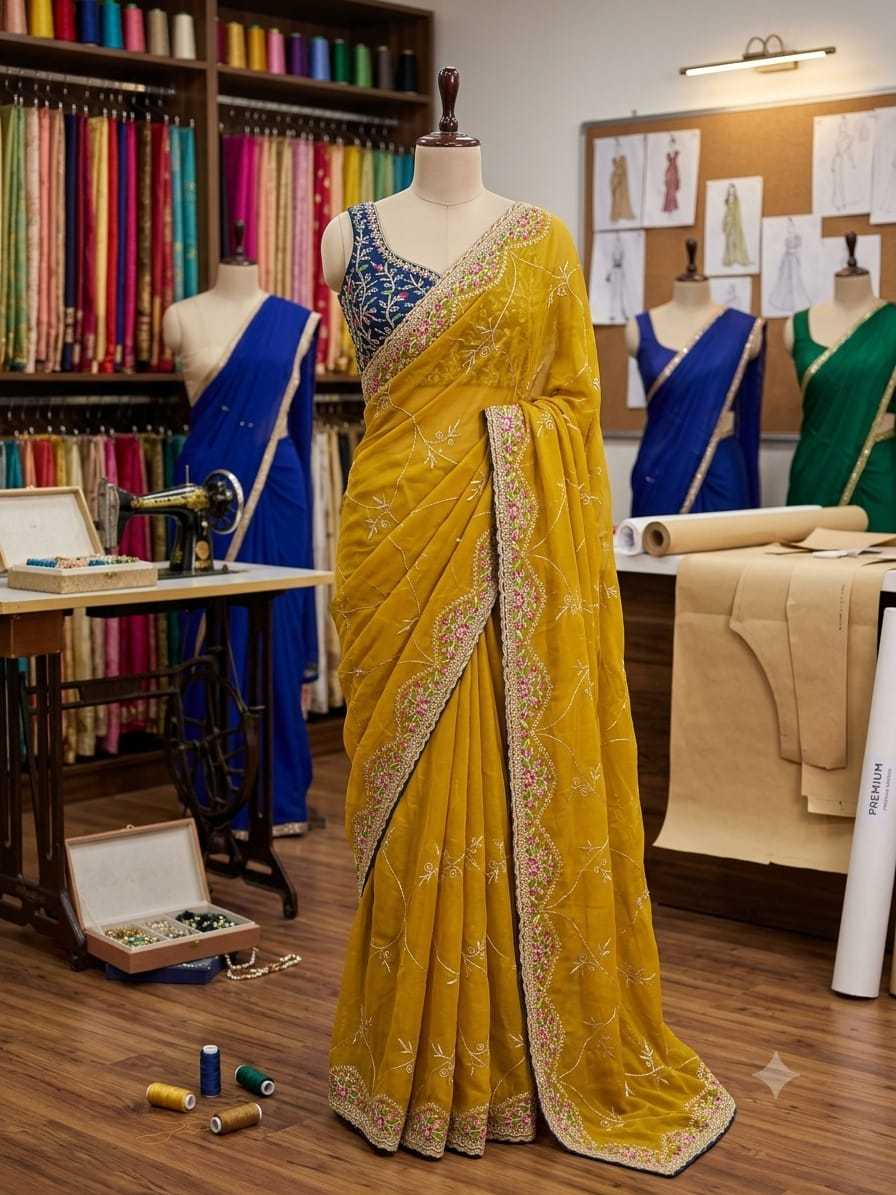 Georgette Party Wear Saree