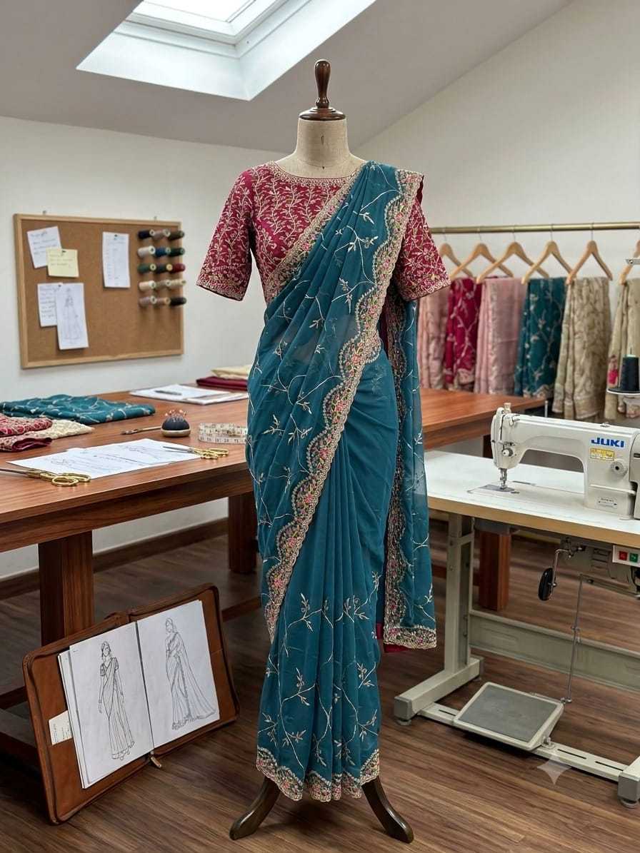 Georgette Party Wear Saree