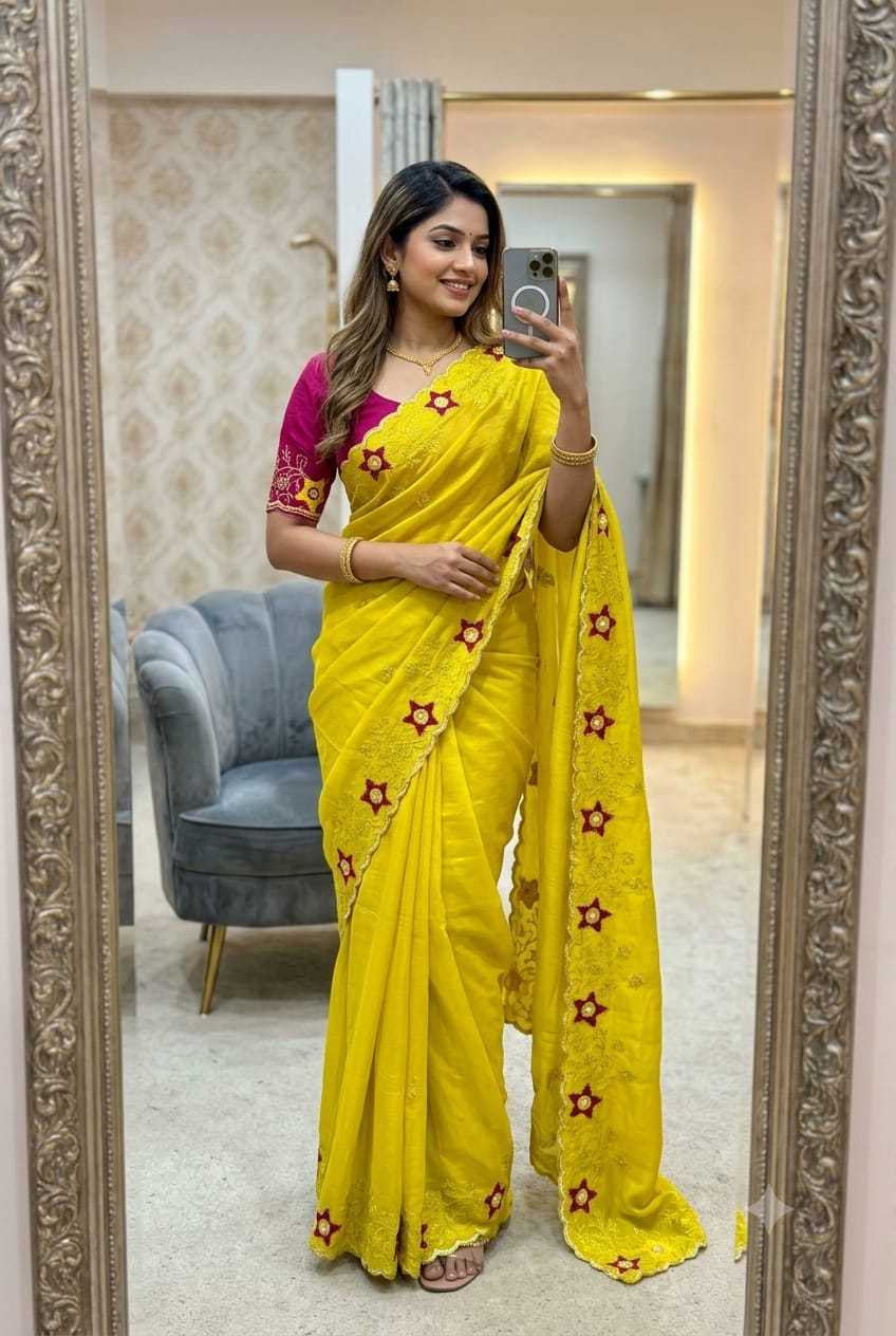 Chiffon Designer Saree