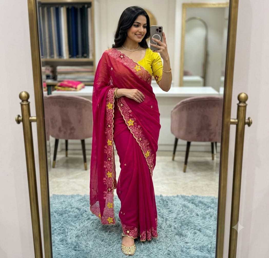 Chiffon Designer Saree