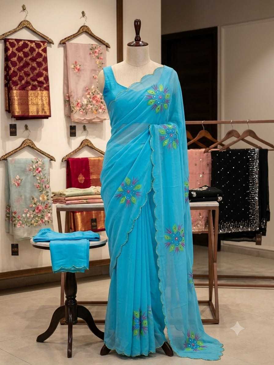 Georgette Printed Saree
