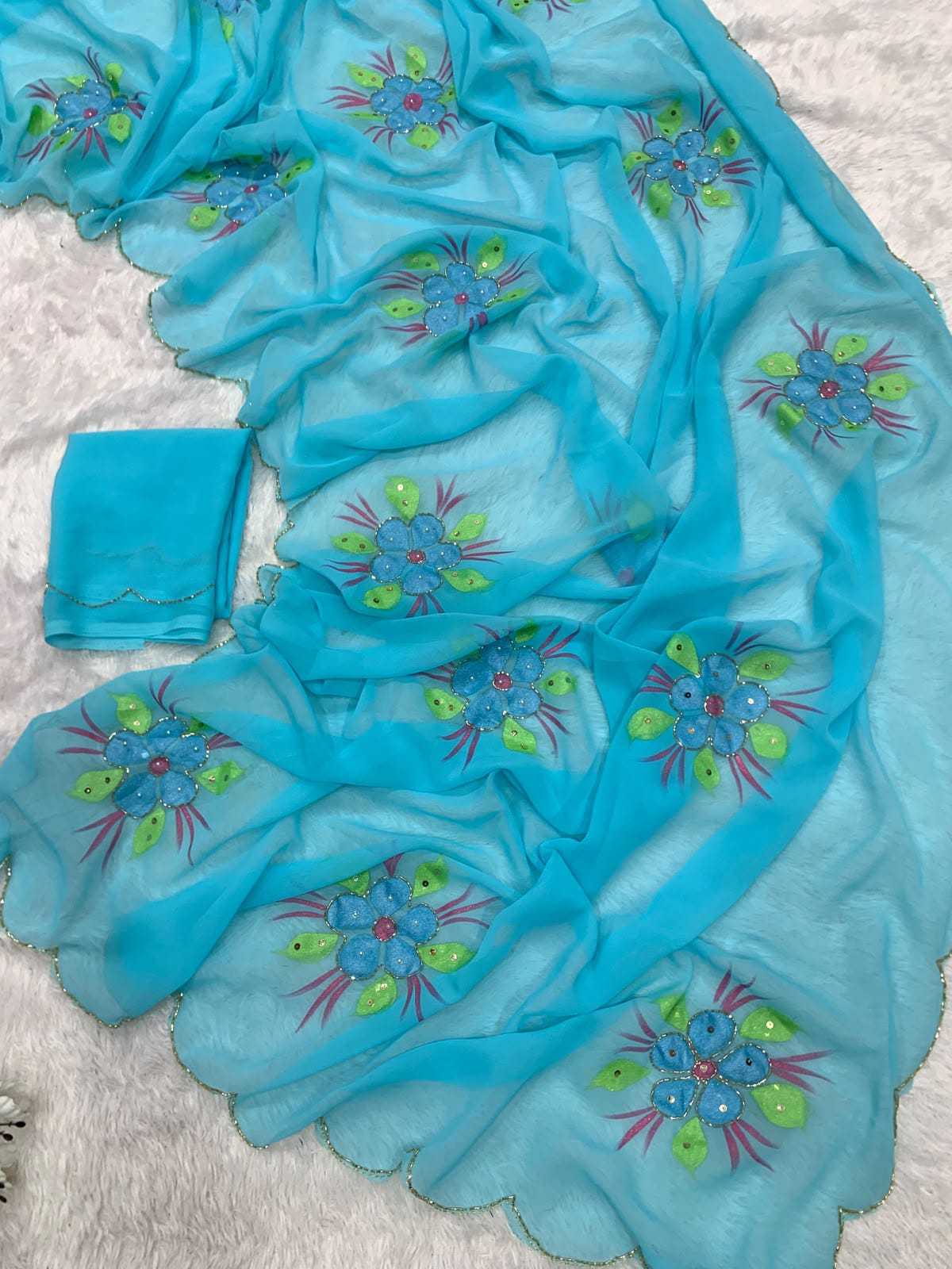 Georgette Printed Saree