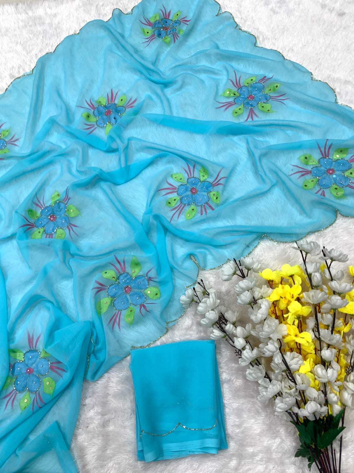 Georgette Printed Saree