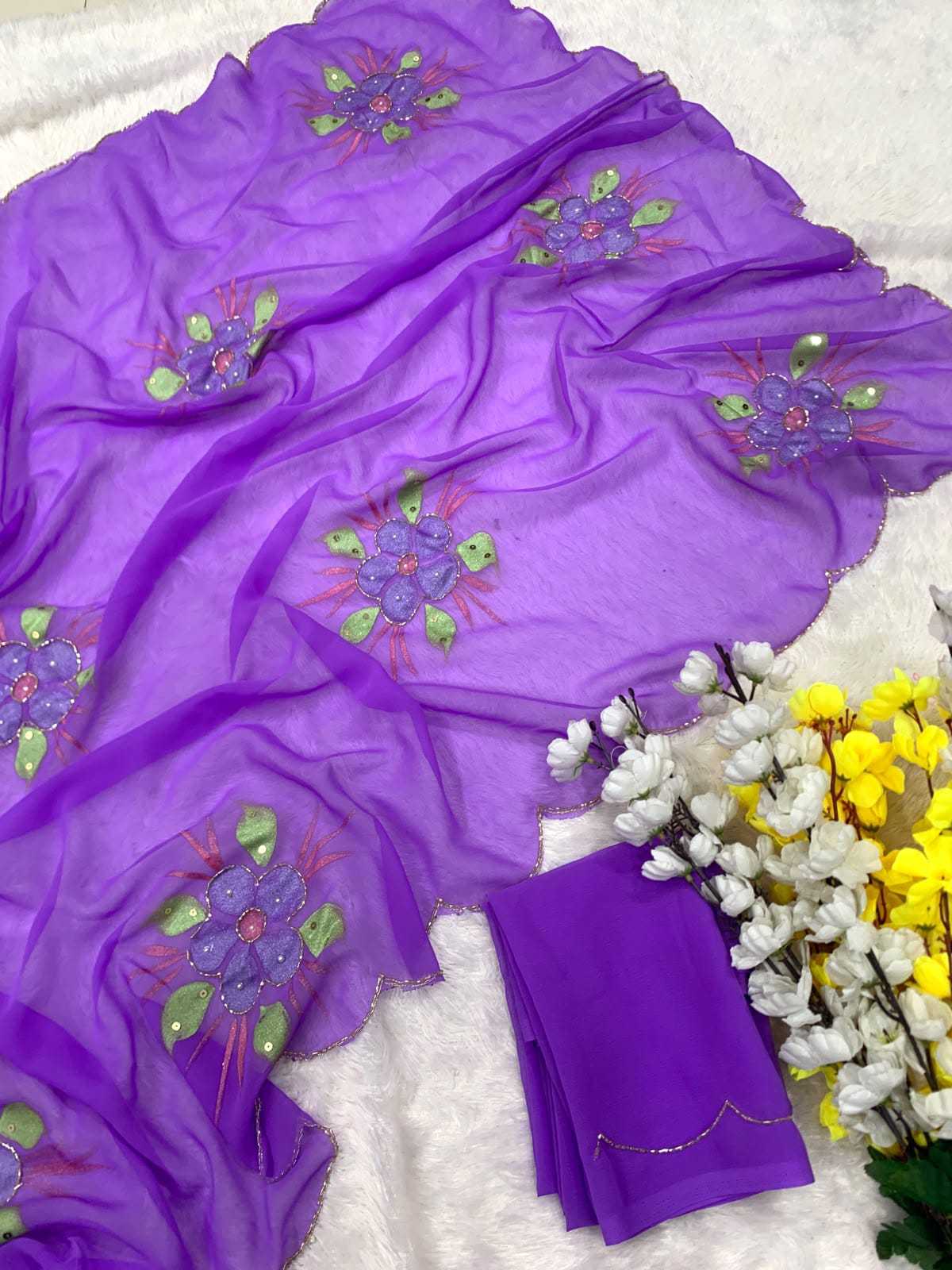 Georgette Printed Saree