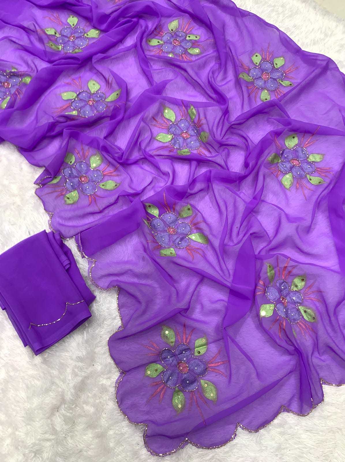 Georgette Printed Saree