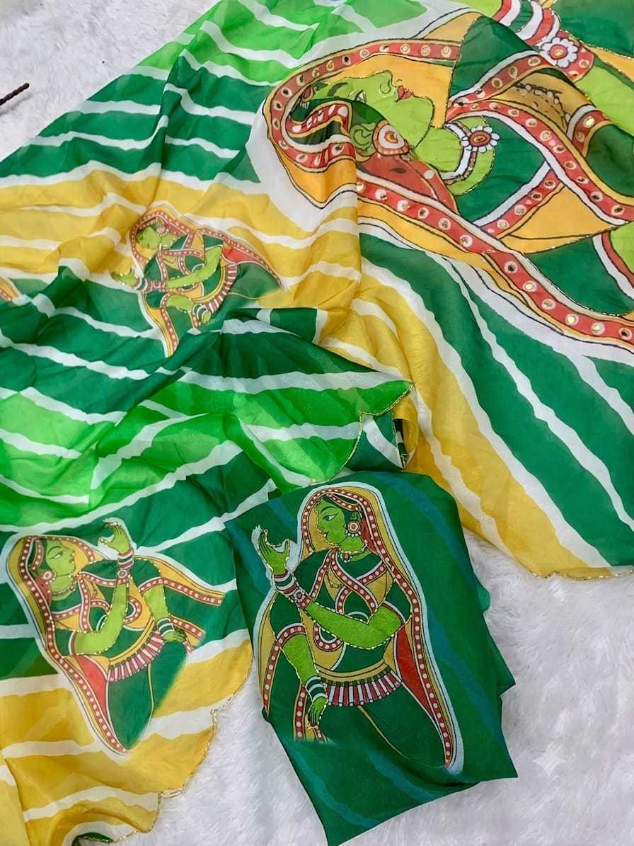 Satin Silk Handloom Saree