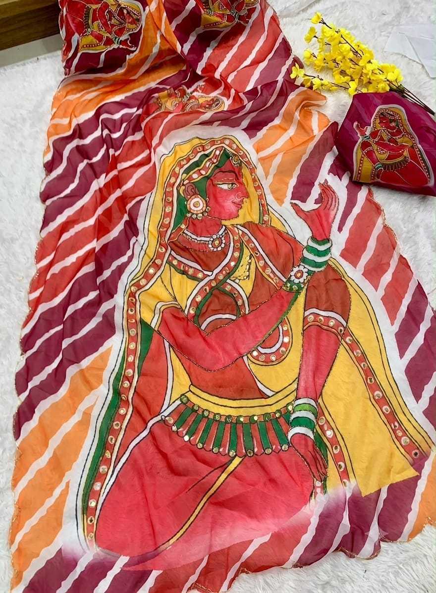 Satin Silk Handloom Saree