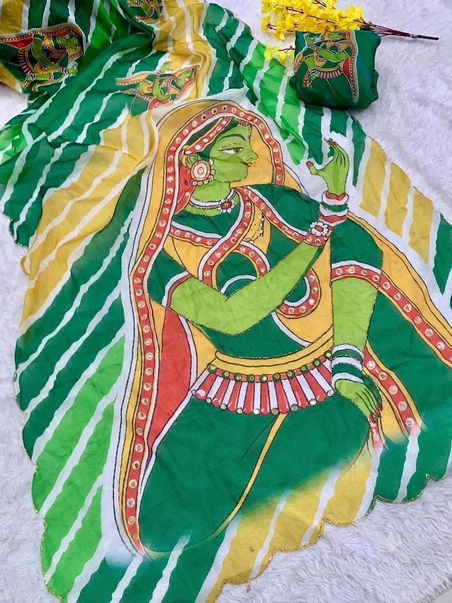 Satin Silk Handloom Saree