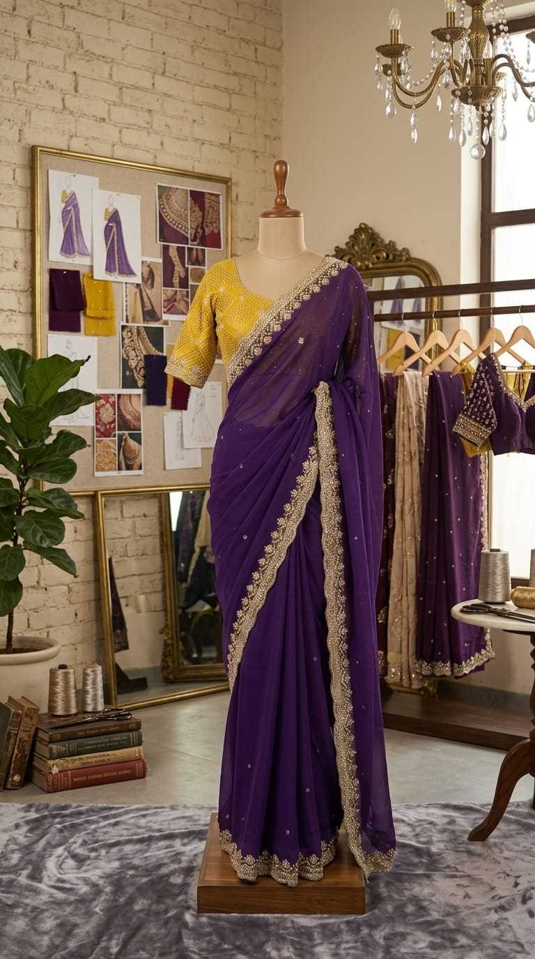 Georgette Party Wear Saree