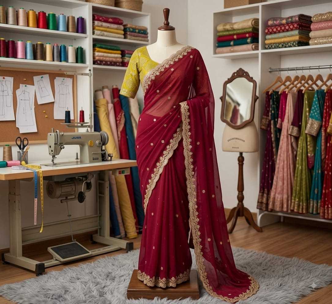Georgette Party Wear Saree